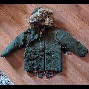 Okie Dokie Olive Green Toddler Jacket